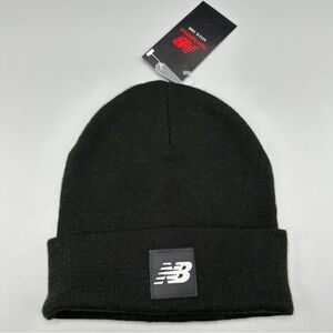 New Balance Knit Cuffed Beanie Unisex Black